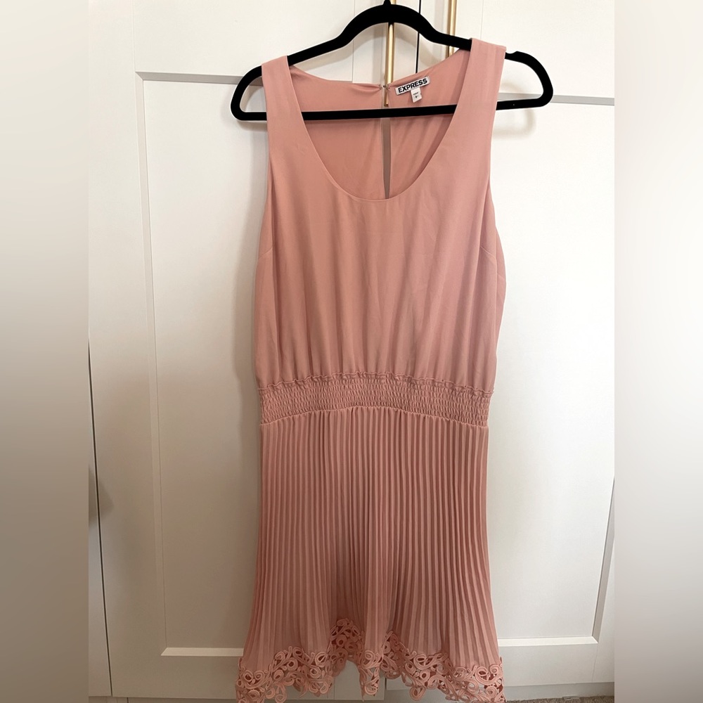 Express peach dress